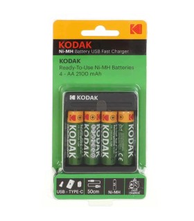 باتری قلمی قابل شارژ کداک مدل KODAK Ni-MH 4 AA 2100 mAh