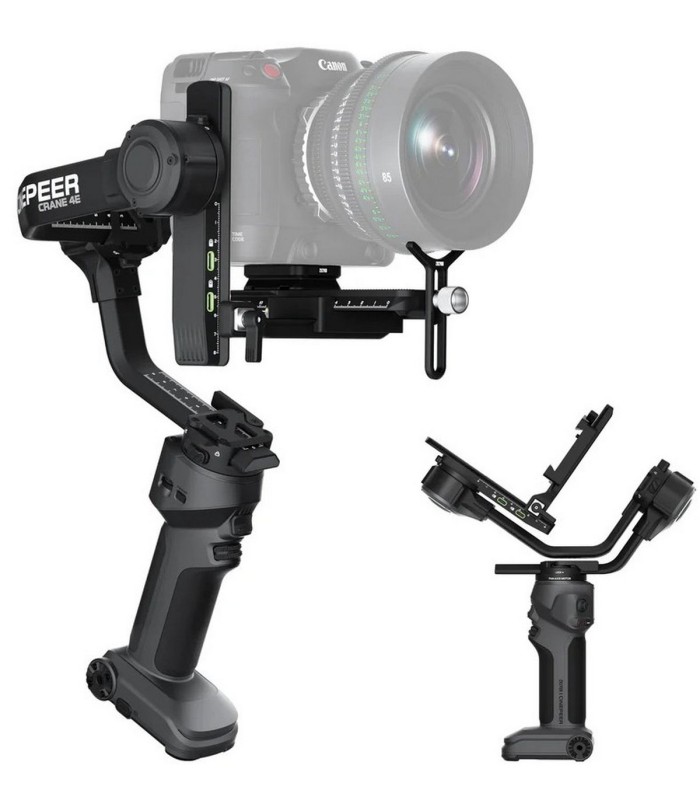 گیمبال دوربین ژیون مدل Zhiyun Cinepeer Crane 4E - رنگ مشکی