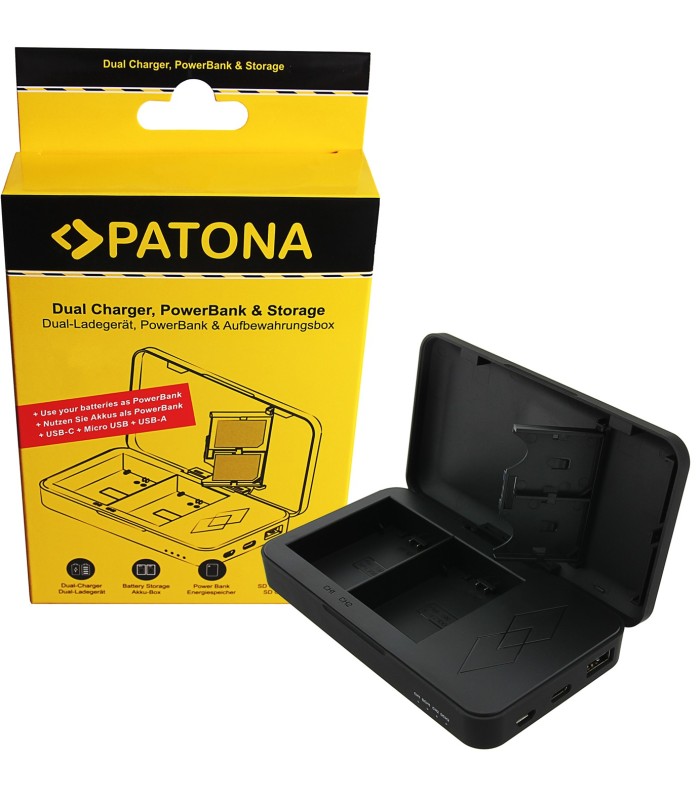 پک شارژر دوبل و باتری پتونا مدل Patona Platinum NP-FZ100 2400mAh