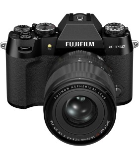 دوربین بدون‌آینه فوجی‌فیلم مدل FUJIFILM X-T50 به همراه لنز XF 16-50mm f/2.8-4.8 - رنگ مشکی