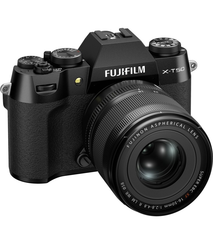 دوربین بدون‌آینه فوجی‌فیلم مدل FUJIFILM X-T50 به همراه لنز XF 16-50mm f/2.8-4.8 - رنگ مشکی