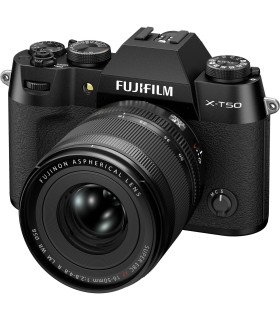 دوربین بدون‌آینه فوجی‌فیلم مدل FUJIFILM X-T50 به همراه لنز XF 16-50mm f/2.8-4.8 - رنگ مشکی