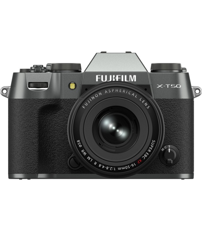 دوربین بدون‌آینه فوجی‌فیلم مدل FUJIFILM X-T50 به همراه لنز XF 16-50mm f/2.8-4.8 - رنگ زغالی