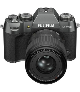 دوربین بدون‌آینه فوجی‌فیلم مدل FUJIFILM X-T50 به همراه لنز XF 16-50mm f/2.8-4.8 - رنگ زغالی