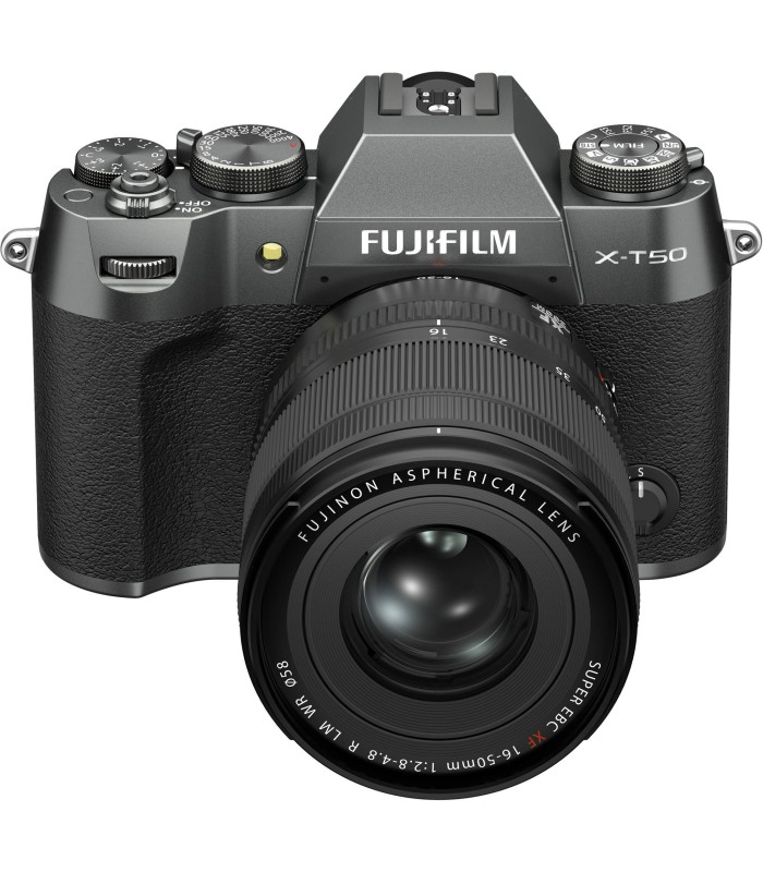 دوربین بدون‌آینه فوجی‌فیلم مدل FUJIFILM X-T50 به همراه لنز XF 16-50mm f/2.8-4.8 - رنگ زغالی