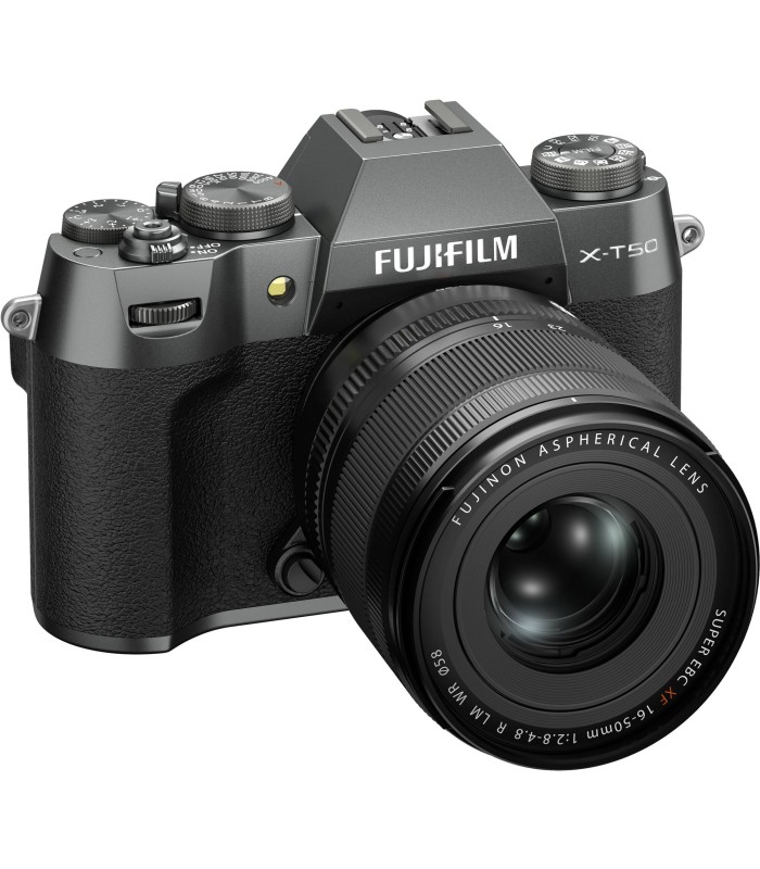 دوربین بدون‌آینه فوجی‌فیلم مدل FUJIFILM X-T50 به همراه لنز XF 16-50mm f/2.8-4.8 - رنگ زغالی
