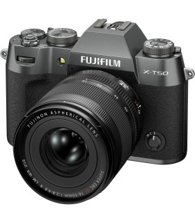 دوربین بدون‌آینه فوجی‌فیلم مدل FUJIFILM X-T50 به همراه لنز XF 16-50mm f/2.8-4.8 - رنگ زغالی