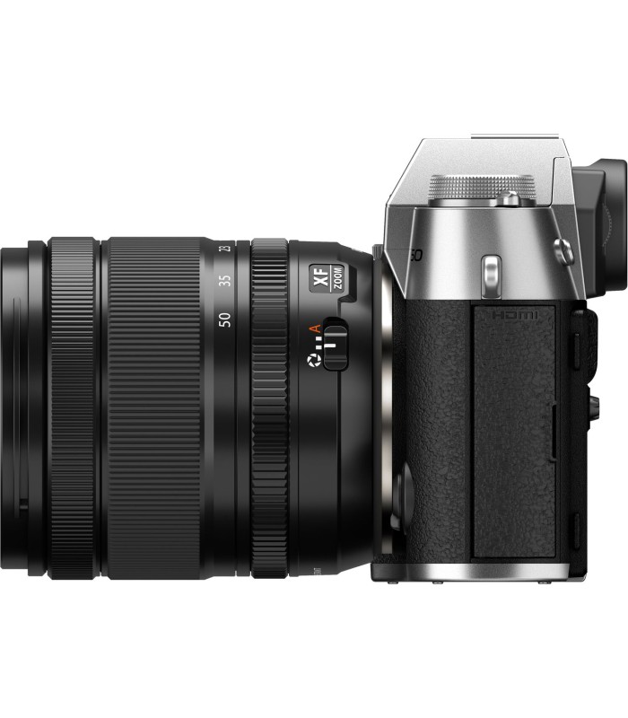 دوربین بدون‌آینه فوجی‌فیلم مدل FUJIFILM X-T50 به همراه لنز XF 16-50mm f/2.8-4.8 - رنگ نقره‌ای