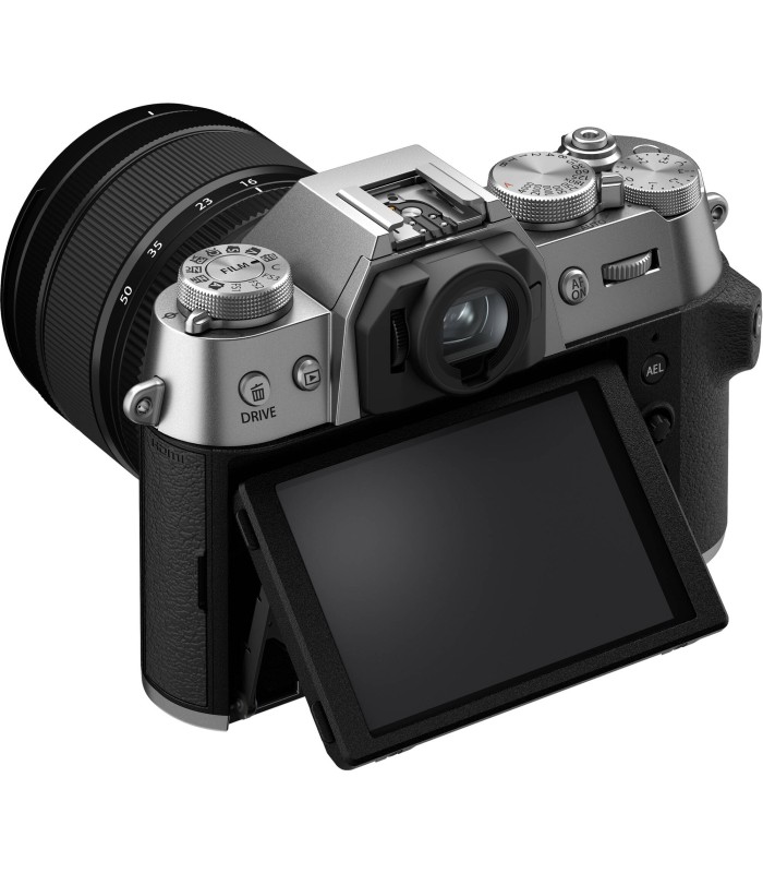دوربین بدون‌آینه فوجی‌فیلم مدل FUJIFILM X-T50 به همراه لنز XF 16-50mm f/2.8-4.8 - رنگ نقره‌ای