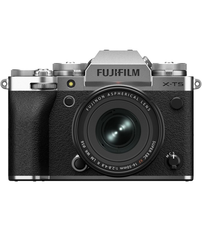 دوربین بدون‌آینه فوجی‌فیلم مدل FUJIFILM X-T5 به همراه لنز XF 16-50mm f/2.8-4.8 - رنگ نقره‌ای
