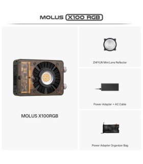 نور ثابت آرجی‌بی ژیون مدل Zhiyun MOLUS X100-RGB - مدل استاندارد
