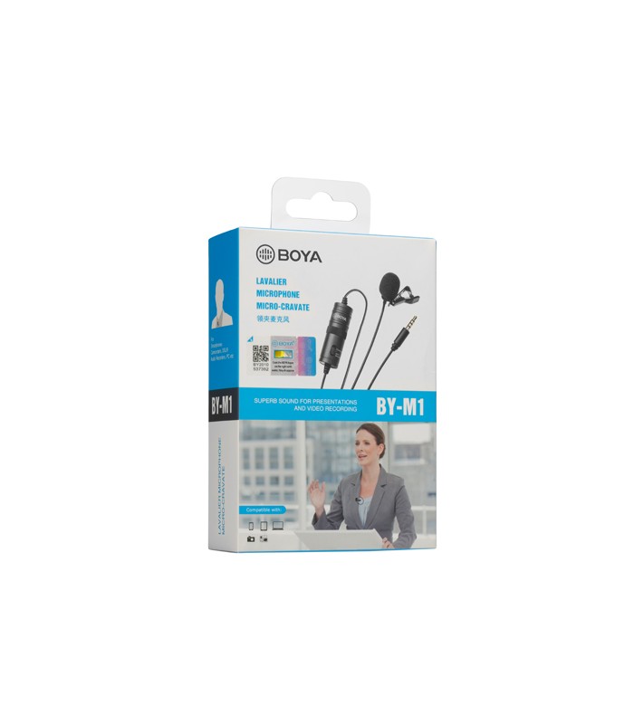 میکروفن دست دوم یقه‌ای بویا مدل BY-M1 - اورجینال