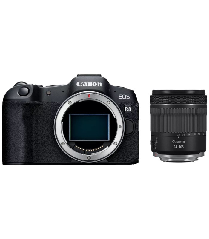 دوربین بدون آینه کانن مدل Canon EOS R8 RF 24-105mm F4-7.1 IS STM Lens