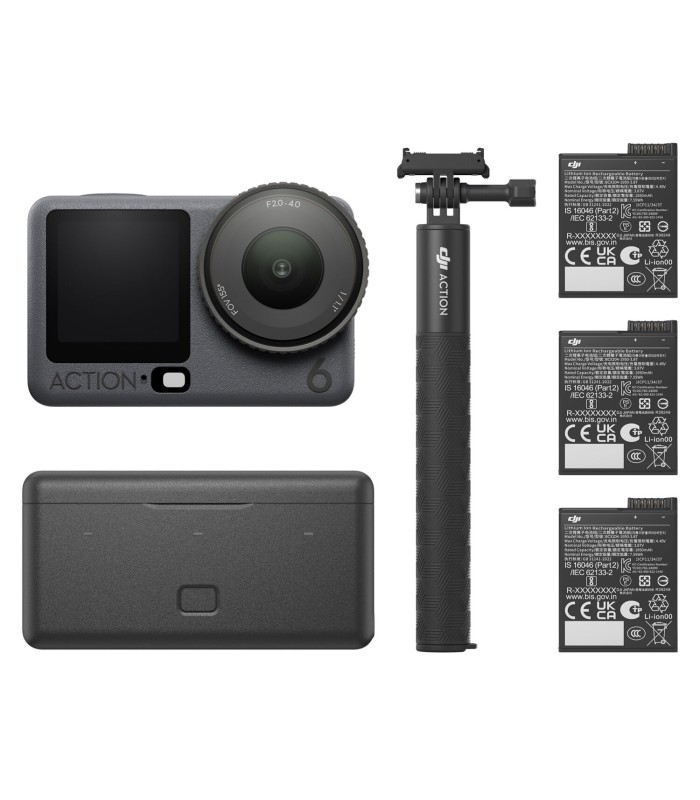 دوربین اکشن دی جی آی مدل DJI Osmo action 6 Adventure Combo (ادونچر کمبو)