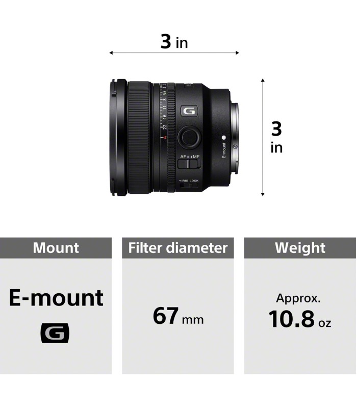 لنز سونی مدل Sony FE 16mm f/1.8 G (Sony E)