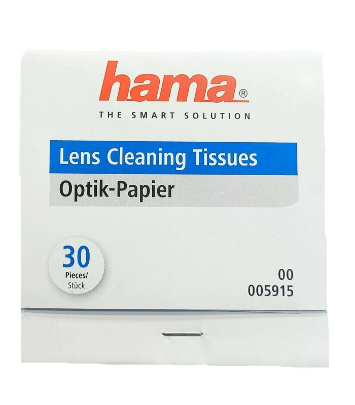دستمال تمیزکننده لنز هاما مدل Hama Lens Cleaning Wipes | بسته ۳۰ عددی