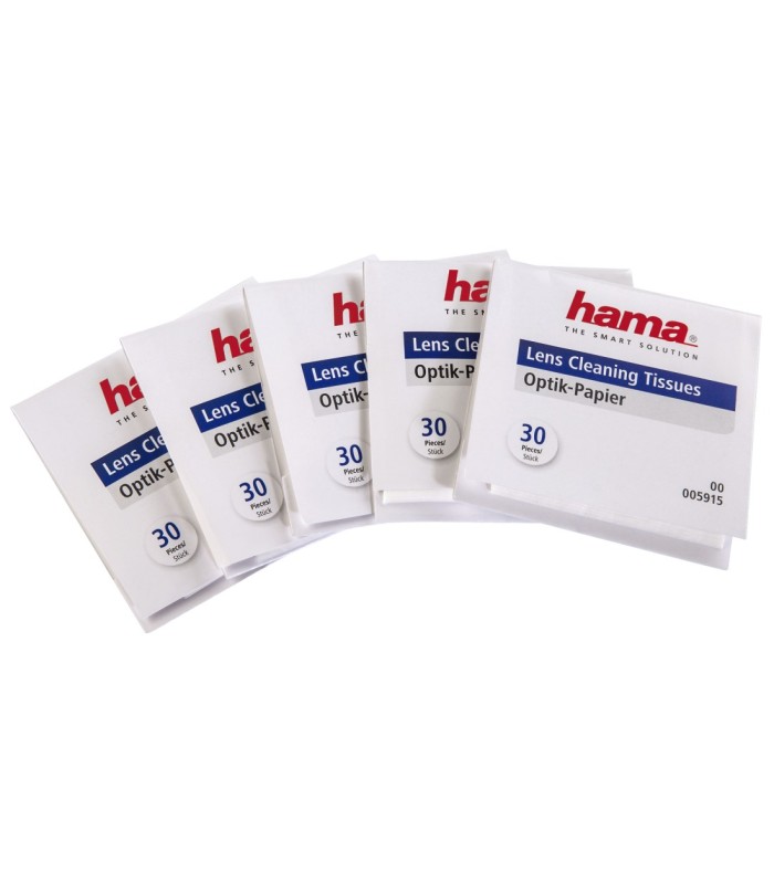 دستمال تمیزکننده لنز هاما مدل Hama Lens Cleaning Wipes | بسته ۳۰ عددی