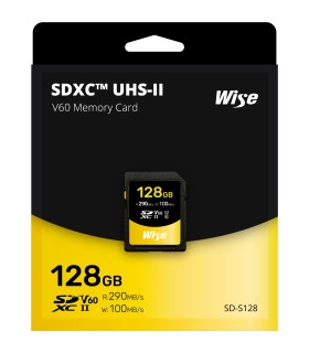 کارت حافظه Wise مدل Advanced V60 SD-S UHS-II SDXC 290MB/s ظرفیت ۱۲۸ گیگابایت