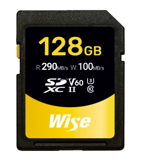 کارت حافظه Wise مدل Advanced V60 SD-S UHS-II SDXC 290MB/s ظرفیت ۱۲۸ گیگابایت
