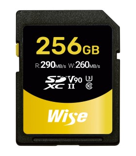 کارت حافظه Wise مدل Advanced V90 SD-N UHS-II SDXC 290MB/s ظرفیت ۲۵۶ گیگابایت