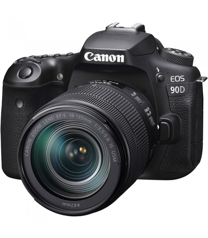 دست دوم - دوربین دیجیتال کانن مدل 90D همراه با لنز EF-S 18-135mm IS USM
