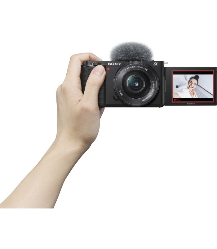 دست دوم - دوربین بدون آینه سونی مدل ZV-E10 همراه با لنز 16-50mm رنگ مشکی
