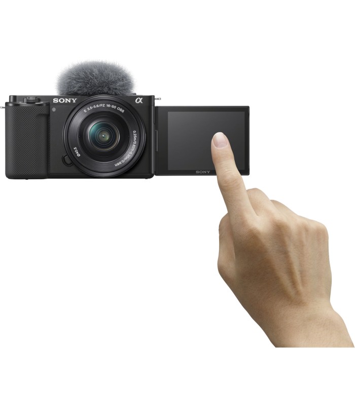 دست دوم - دوربین بدون آینه سونی مدل ZV-E10 همراه با لنز 16-50mm رنگ مشکی