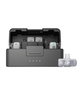 میکروفون دو کاربره دی‌جی‌آی مدل DJI Mic Mini 2 (2 TX + 1 RX + Charging Case) + DJI Mic Series Mobile Receiver