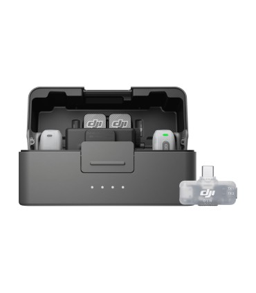 میکروفون دو کاربره دی‌جی‌آی مدل DJI Mic Mini 2 (2 TX + 1 RX + Charging Case) + DJI Mic Series Mobile Receiver