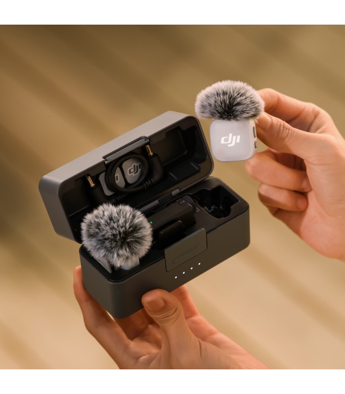 میکروفون دو کاربره دی‌جی‌آی مدل DJI Mic Mini 2 (2 TX + 1 RX + Charging Case)