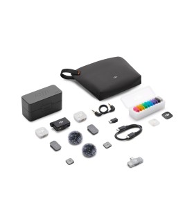 میکروفون دو کاربره دی‌جی‌آی مدل DJI Mic Mini 2 (2 TX + 1 RX + Charging Case) + DJI Mic Series Mobile Receiver