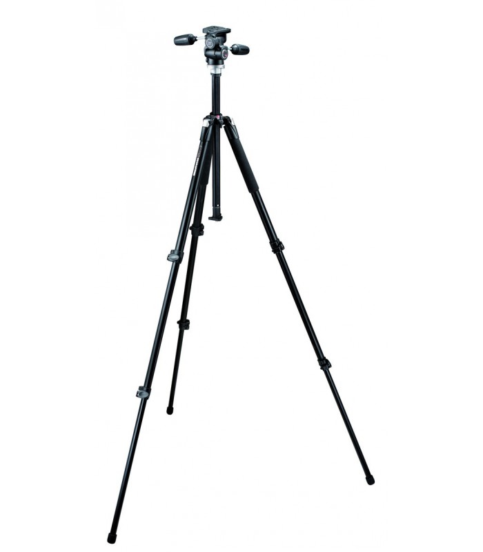 دست دوم - Redirected-Manfrotto 055XPROB Aluminum Tripod Kit with 804RC2 PanTilt Head