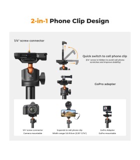 پایه مونوپاد K&F Concept KF09.127V1