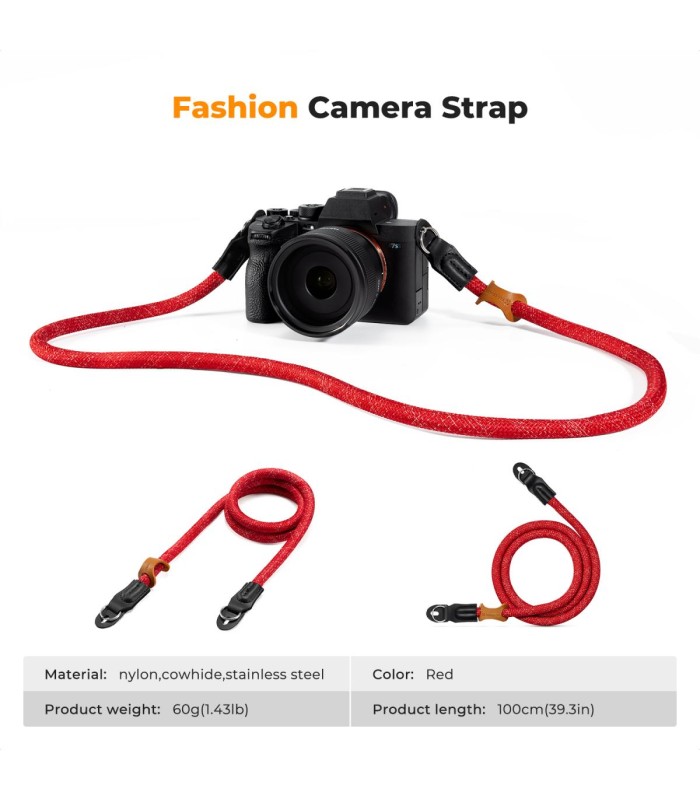 بند دوربین K&F Concept Urban Wander 05 قرمز