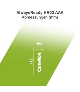 باتری شارژی Camelion AAA 1100mAh بسته ۲ عددی