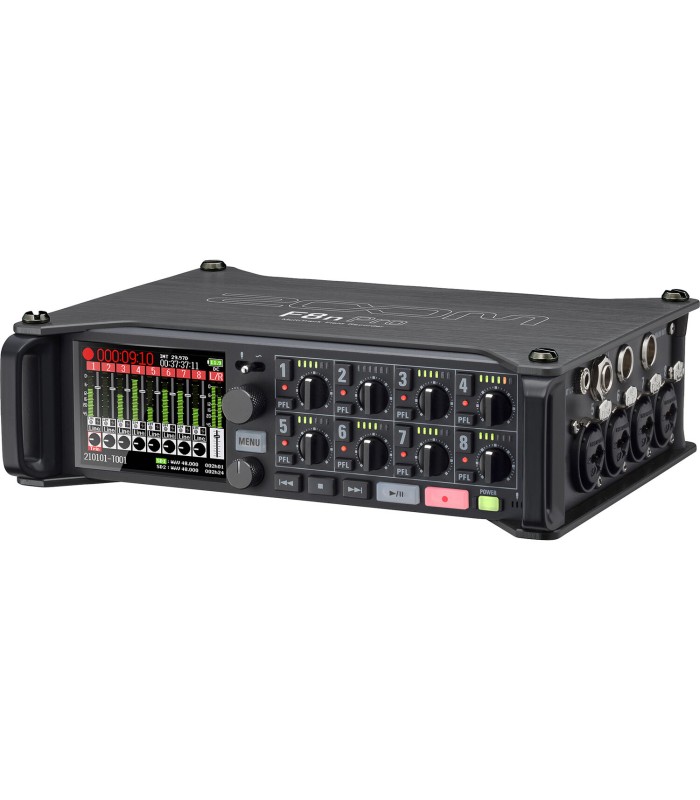 رکوردر صدای حرفه‌ای زوم مدل Zoom F8n Pro 8-Input / 10-Track