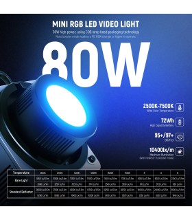 خرید نور ثابت COB باتری‌دار RGB NEEWER HB80C | فروشگاه پیکسل
