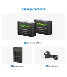 خرید NEEWER LP-E17 1250mAh | فروشگاه پیکسل