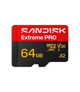 کارت حافظه ۶۴ گیگابایتی سن‌دیسک مدل SanDisk 64GB Extreme PRO microSDXC UHS-I - 200MB/s