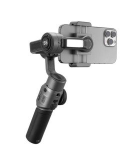 دست دوم - گیمبال ژیون اسموت مدل Zhiyun Smooth 5S Combo - پک کمبو - رنگ خاکستری