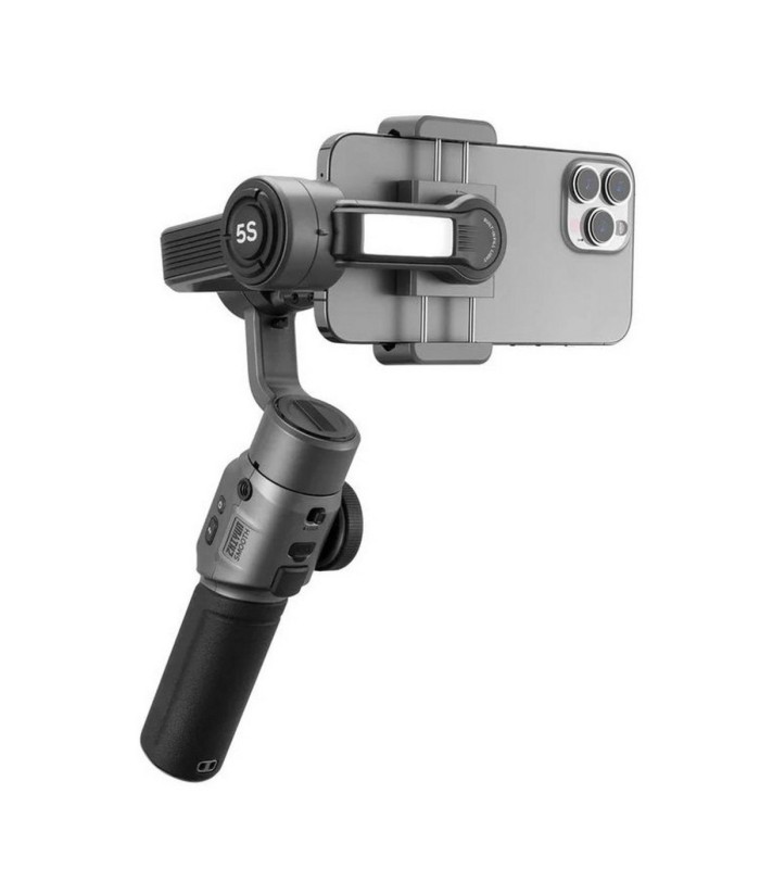 دست دوم - گیمبال ژیون اسموت مدل Zhiyun Smooth 5S Combo - پک کمبو - رنگ خاکستری