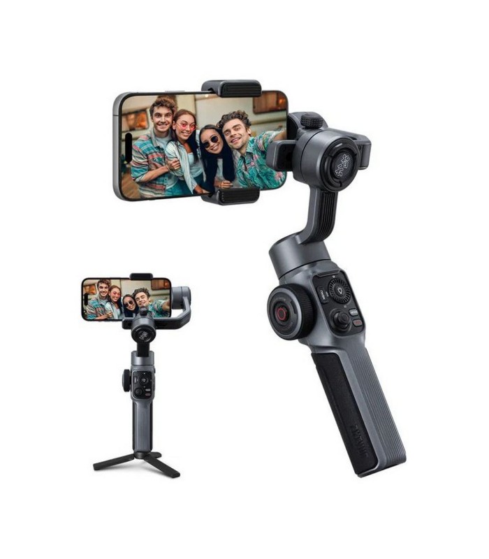 دست دوم - گیمبال ژیون اسموت مدل Zhiyun Smooth 5S Combo - پک کمبو - رنگ خاکستری