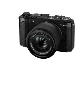 دوربین بدون‌آینه فوجی‌فیلم رنگ مشکی مدل FUJIFILM X-M5 به همراه لنز XC 15-45mm f/3.5-5.6 OIS PZ