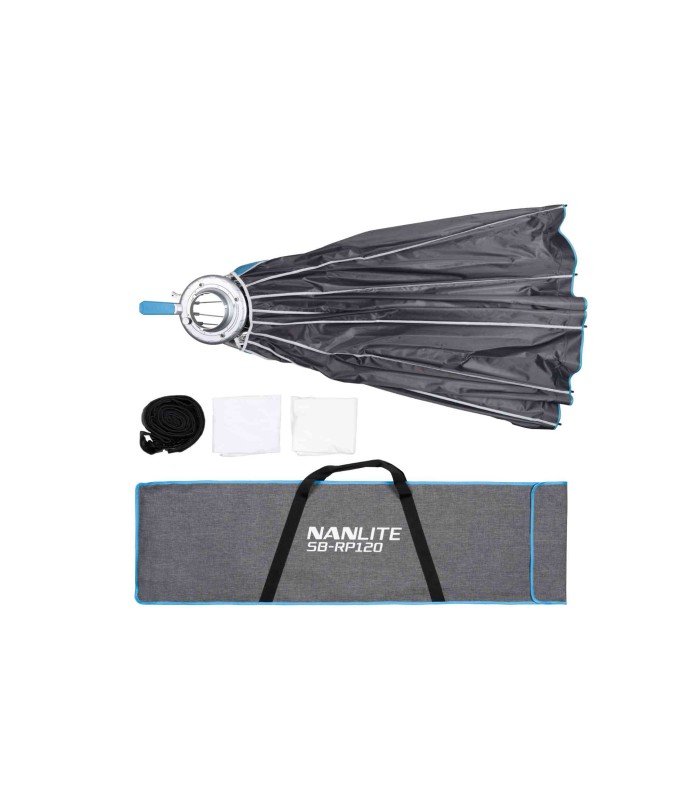 سافت‌باکس پارابولیک ۱۲۰ سانتی‌متری نانلایت مدل Nanlite SB-RP120 Rapid 120