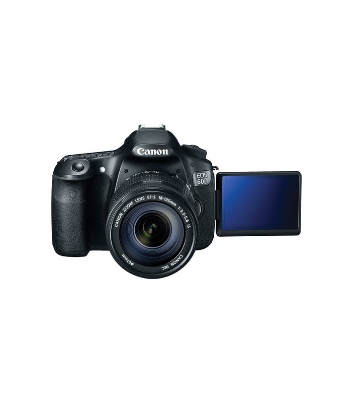 دوربین DSLR کانن مدل EOS 60D به همراه لنزهای ۴۰ و ۱۳۵-۱۸ IS