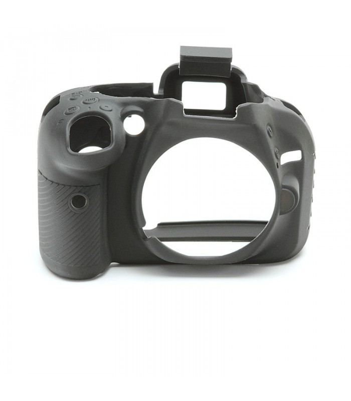 محافظ سیلیکونی easyCover مناسب برای دوربین نیکون D5200 رنگ مشکی