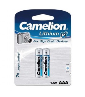 Camelion Battery Lithium P7 2XAAA FR03-BP2