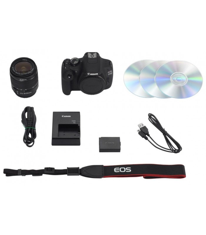 دوربین DSLR کانن مدل EOS 1200D به همراه لنز ۵۵-۱۸ میلی‌متری