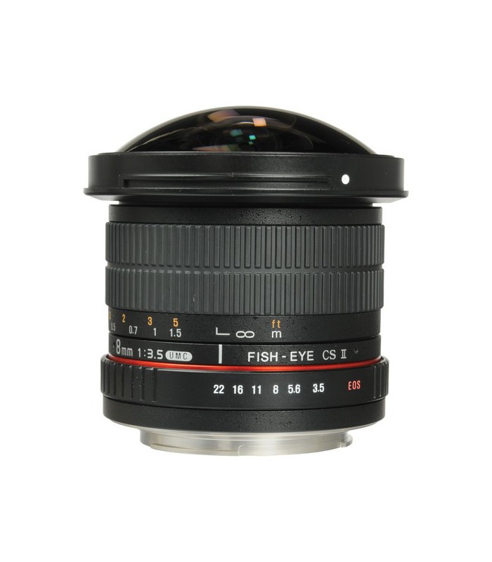 لنز سامیانگ مدل Samyang 8mm f/3.5 HD Fisheye مانت کانن