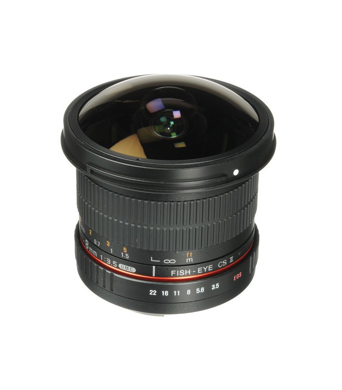 لنز سامیانگ مدل Samyang 8mm f/3.5 HD Fisheye مانت کانن